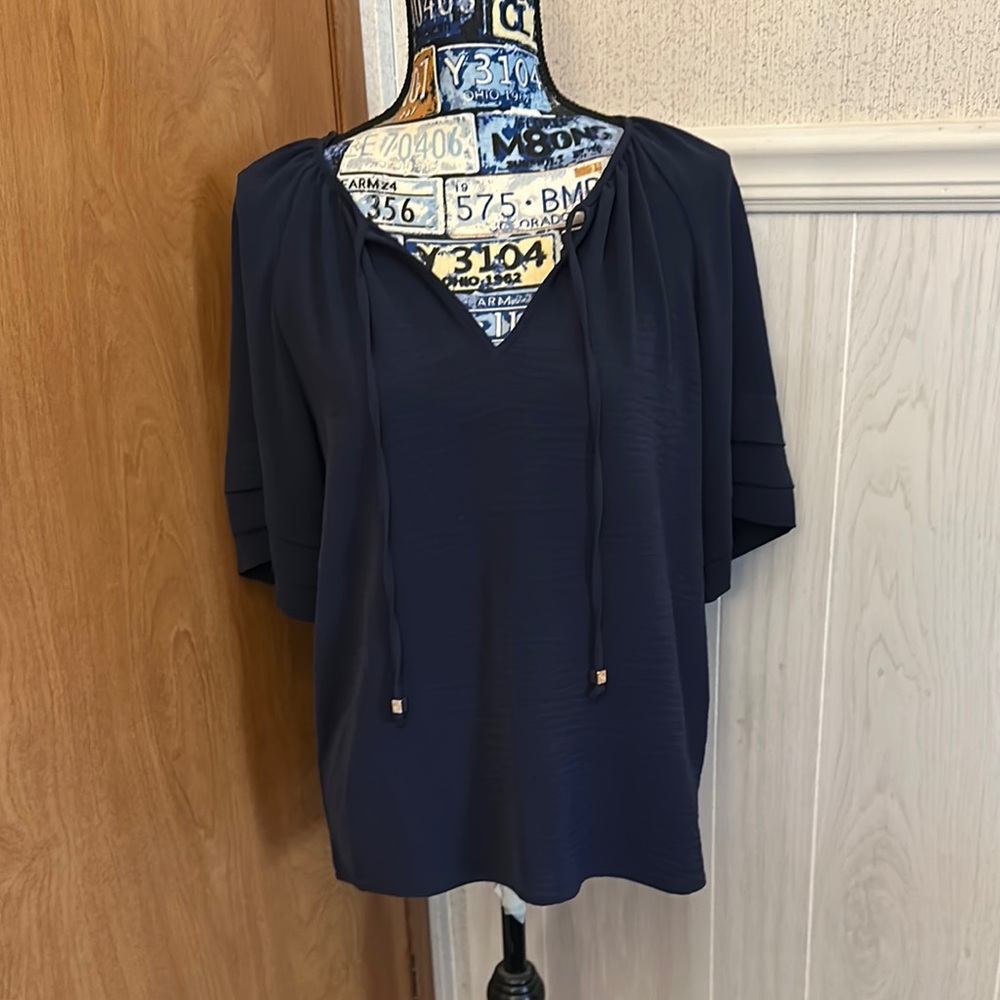 Michael Kors Elegant Navy Women's Top